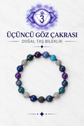 Üçüncü Göz Çakra & Zirkon Aparatlı Bileklik