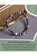 Yakut & Gümüş Aparatlı Bileklik — görsel 1
