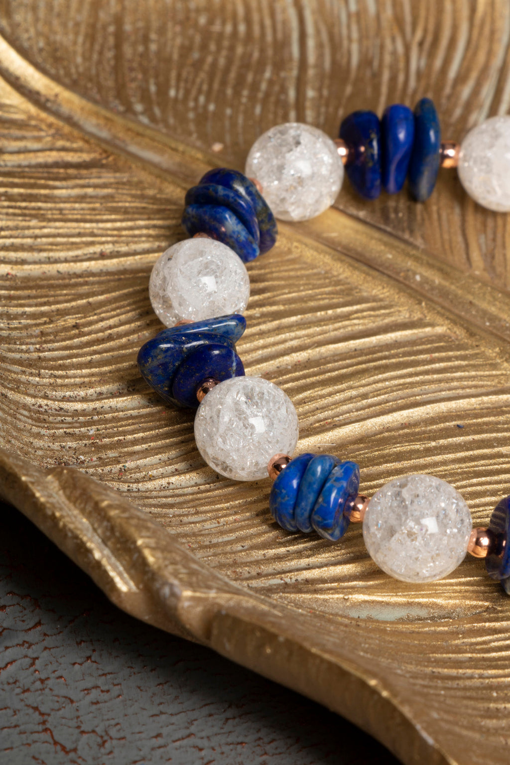 Sertifikalı Doğal Necef, Lapis Lazuli ve Hematit Taşı Bileklik — görsel 2