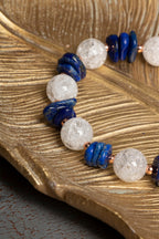 Sertifikalı Doğal Necef, Lapis Lazuli ve Hematit Taşı Bileklik — görsel 2