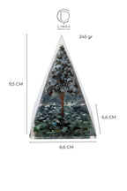 Larimar & Zümrüt Ağaçlı Piramit — görsel 6