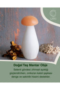 Doğal Taş Mantar Obje — görsel 1
