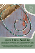 Zümrüt & Gümüş Aparatlı Set — görsel 1