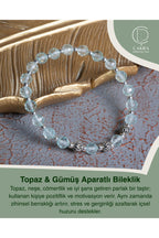 Topaz & Gümüş Aparatlı Bileklik — görsel 1