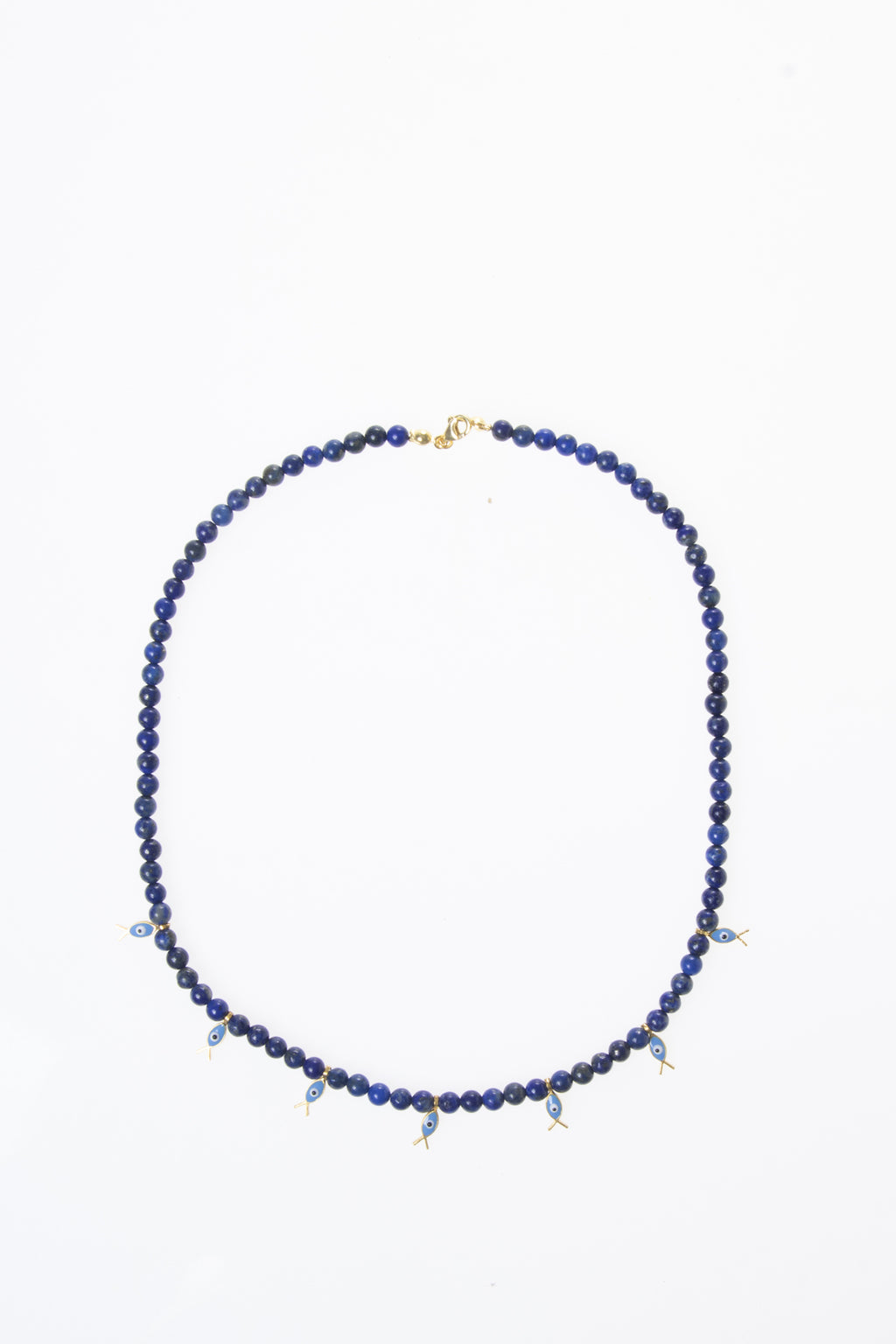 Lapis Lazuli & Gümüş Aparatlı Kolye — görsel 6