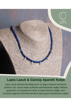 Lapis Lazuli & Gümüş Aparatlı Kolye — görsel 1