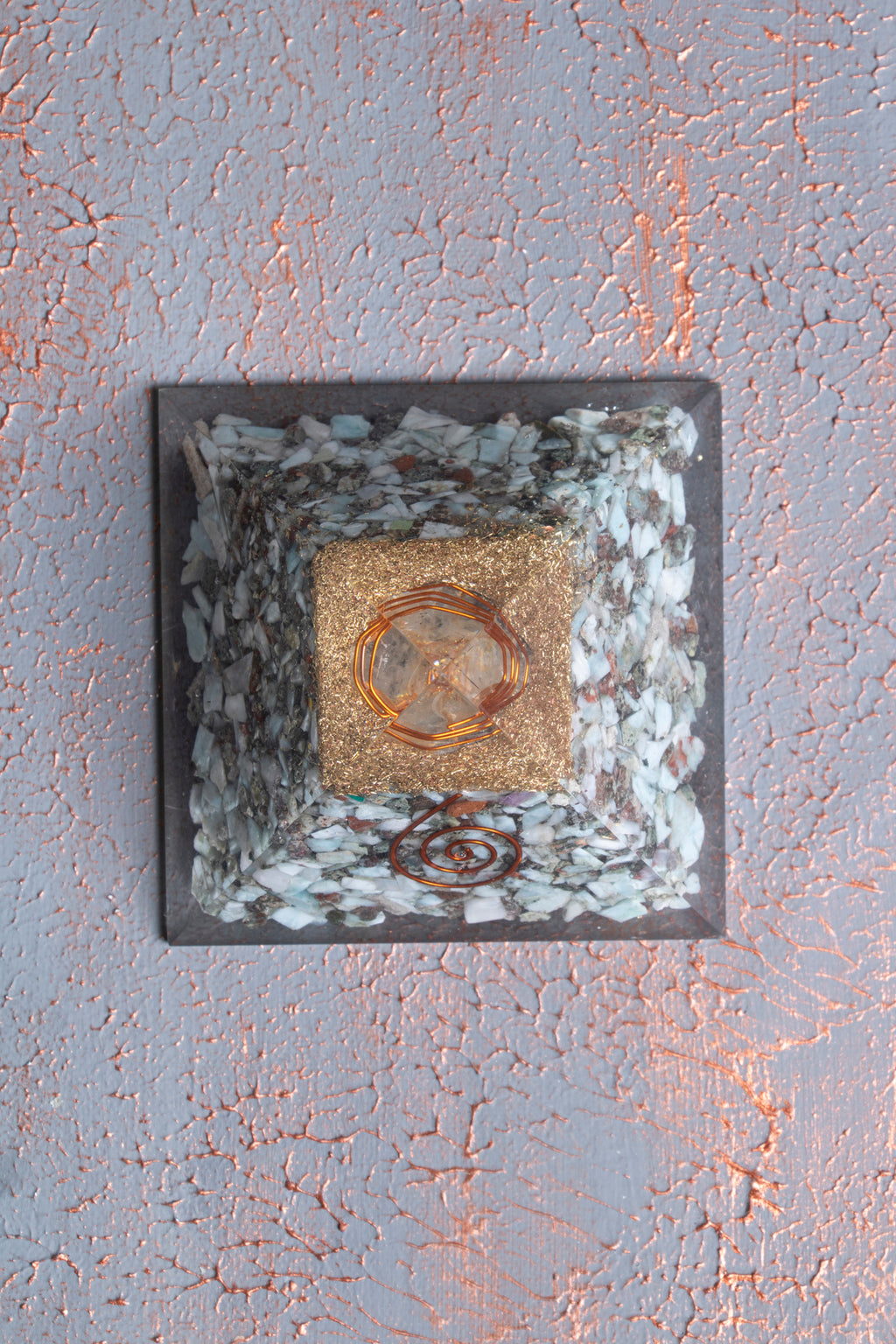 Sertifikalı Larimar Piramit — görsel 5