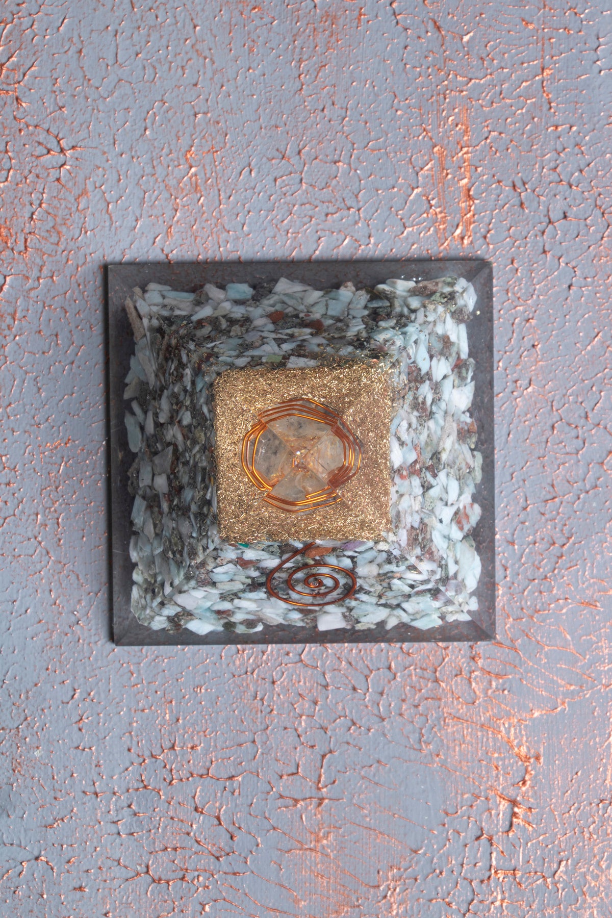 Sertifikalı Larimar Piramit — görsel 5