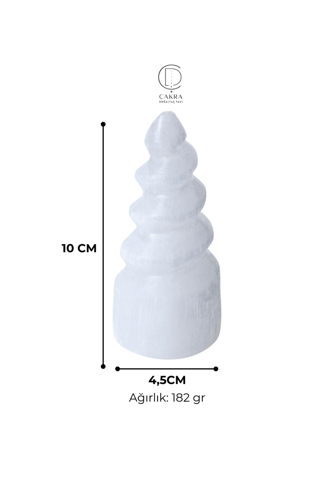 Selenit Mini Spiral Obje — görsel 6