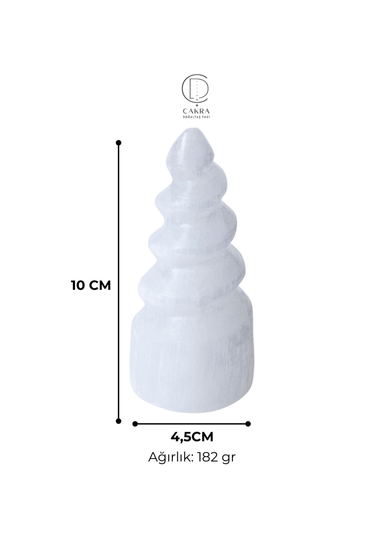 Selenit Mini Spiral Obje — görsel 6
