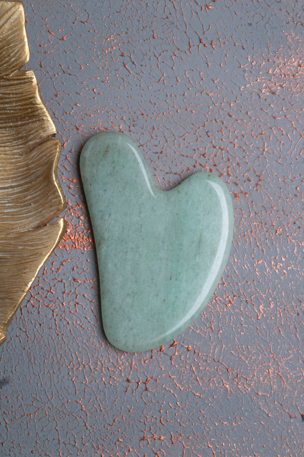 Sertifikalı Aventurin Gua Sha Masaj Taşı — görsel 4