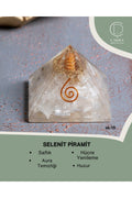 Sertifikalı Selenit Piramit — görsel 1