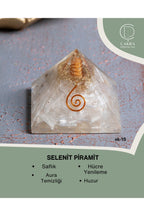 Sertifikalı Selenit Piramit — görsel 1