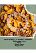 Fasetli Kristal Kuvars Bileklik — görsel 1