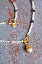 Ametist & Kum İnci & Gümüş Set — görsel 3