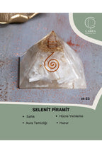 Selenit Piramit Obje — görsel 1