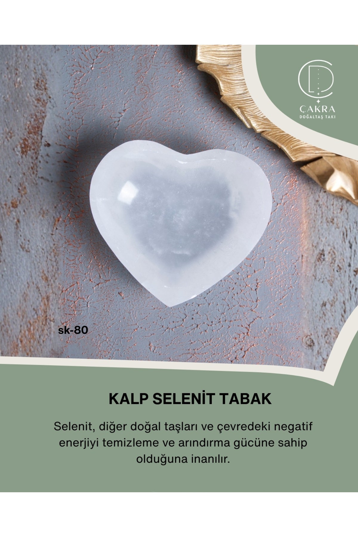 Kalp Selenit Tabak no.3 — görsel 1