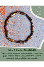 Yakut & Kaplan Gözü Bileklik — görsel 1
