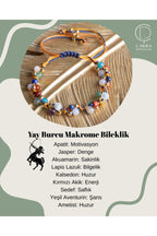 Yay Burcu Makrome Bileklik — görsel 1