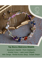 Yay Burcu Makrome Bileklik — görsel 1