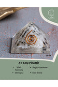 Sertifikalı Ay Taşı Piramit — görsel 1