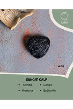 Şungit Kalp — görsel 1