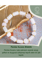 Pembe Kuvars Bileklik — görsel 1