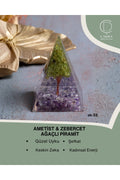 Ametist & Zebercet Ağaçlı Piramit — görsel 1