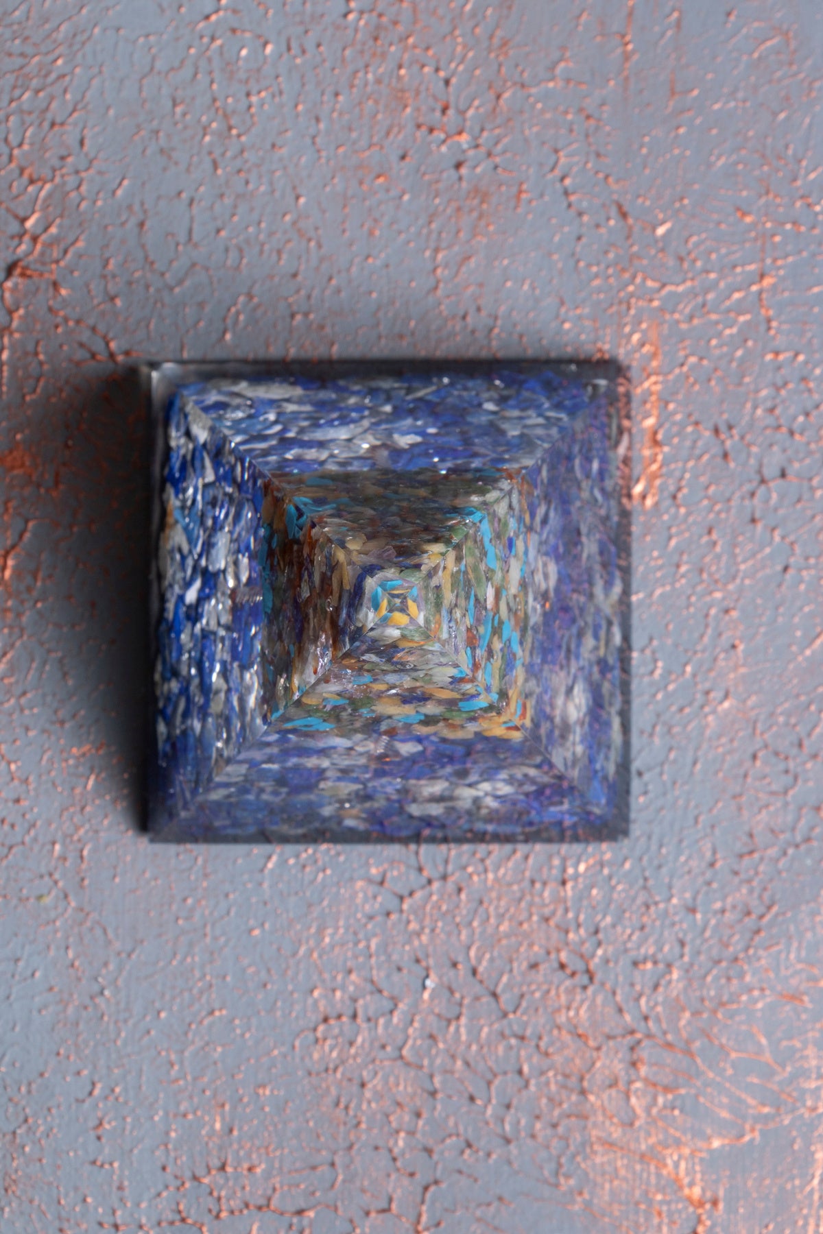 Lapis Lazuli & Çakra Ağaçlı Piramit — görsel 5