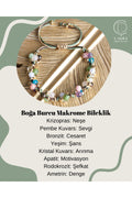 Boğa Burcu Makrome Bileklik — görsel 1