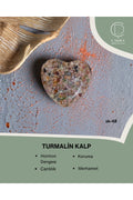 Sertifikalı Turmalin Kalp Obje — görsel 1