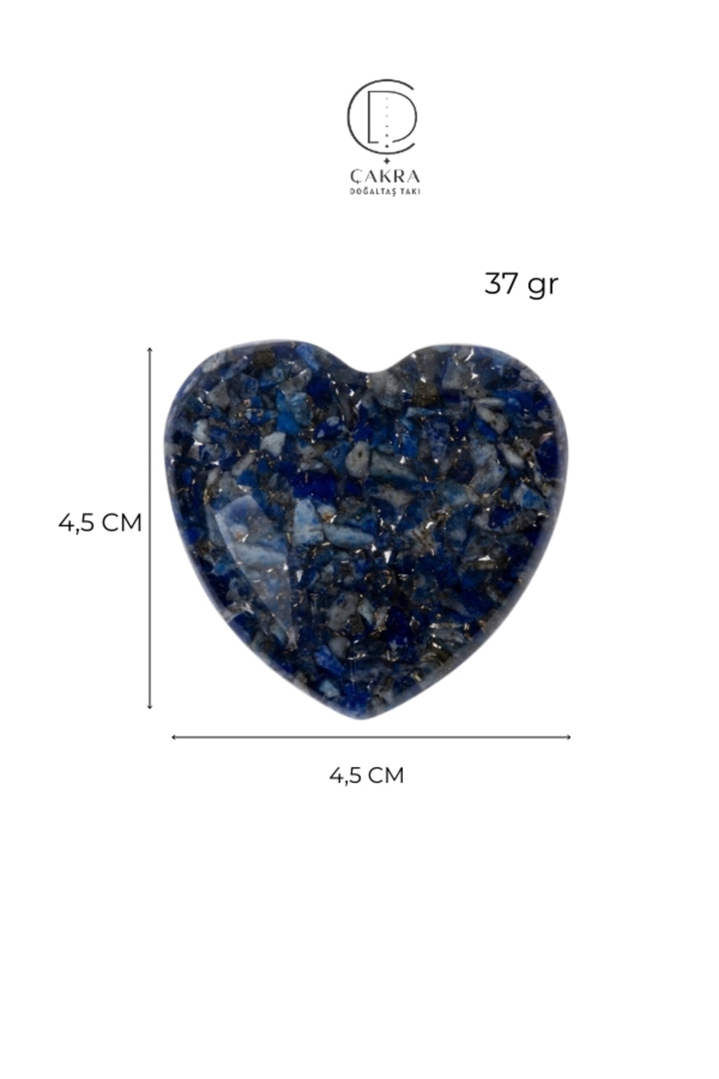 Lapis Lazuli Kalp — görsel 6