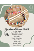 Akrep Burcu Makrome Bileklik — görsel 1