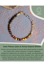 Solar Pleksus Çakra & Gümüş Kapama Bileklik — görsel 1