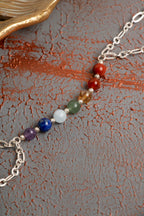 Sertifikalı Çakra Taşlı Şahmeran – Ametist, Lapis, Akuamarin, Yeşim, Sitrin, Akik, Jasper — görsel 3
