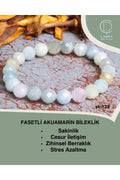 Fasetli Akuamarin Bileklik — görsel 1