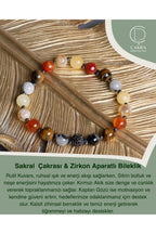 Sakral Çakrası & Zirkon Aparatlı Bileklik — görsel 1