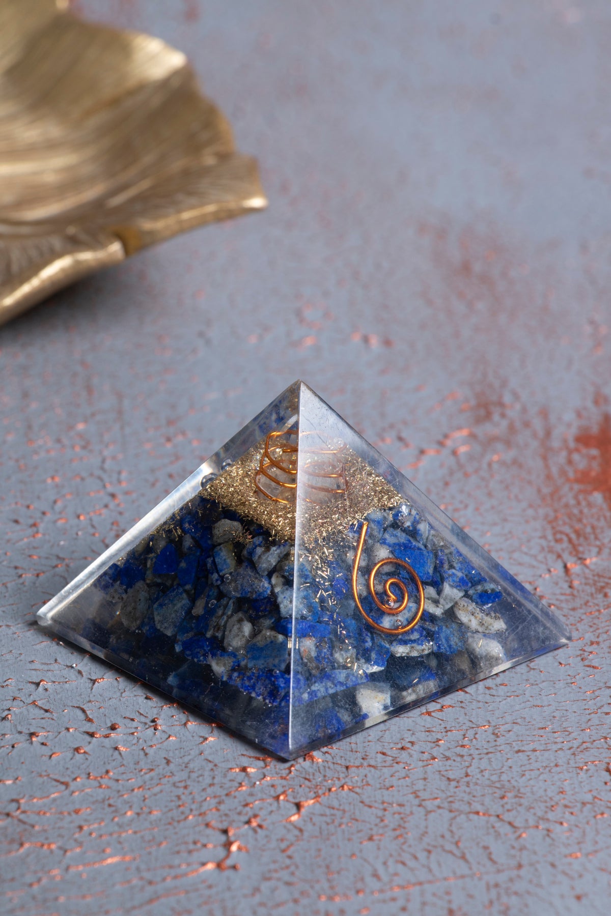 Sertifikalı Lapis lazuli Piramit — görsel 3