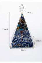 Lapis Lazuli & Çakra Ağaçlı Piramit — görsel 6