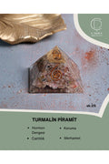 Sertifikalı Turmalin Piramit Obje — görsel 1