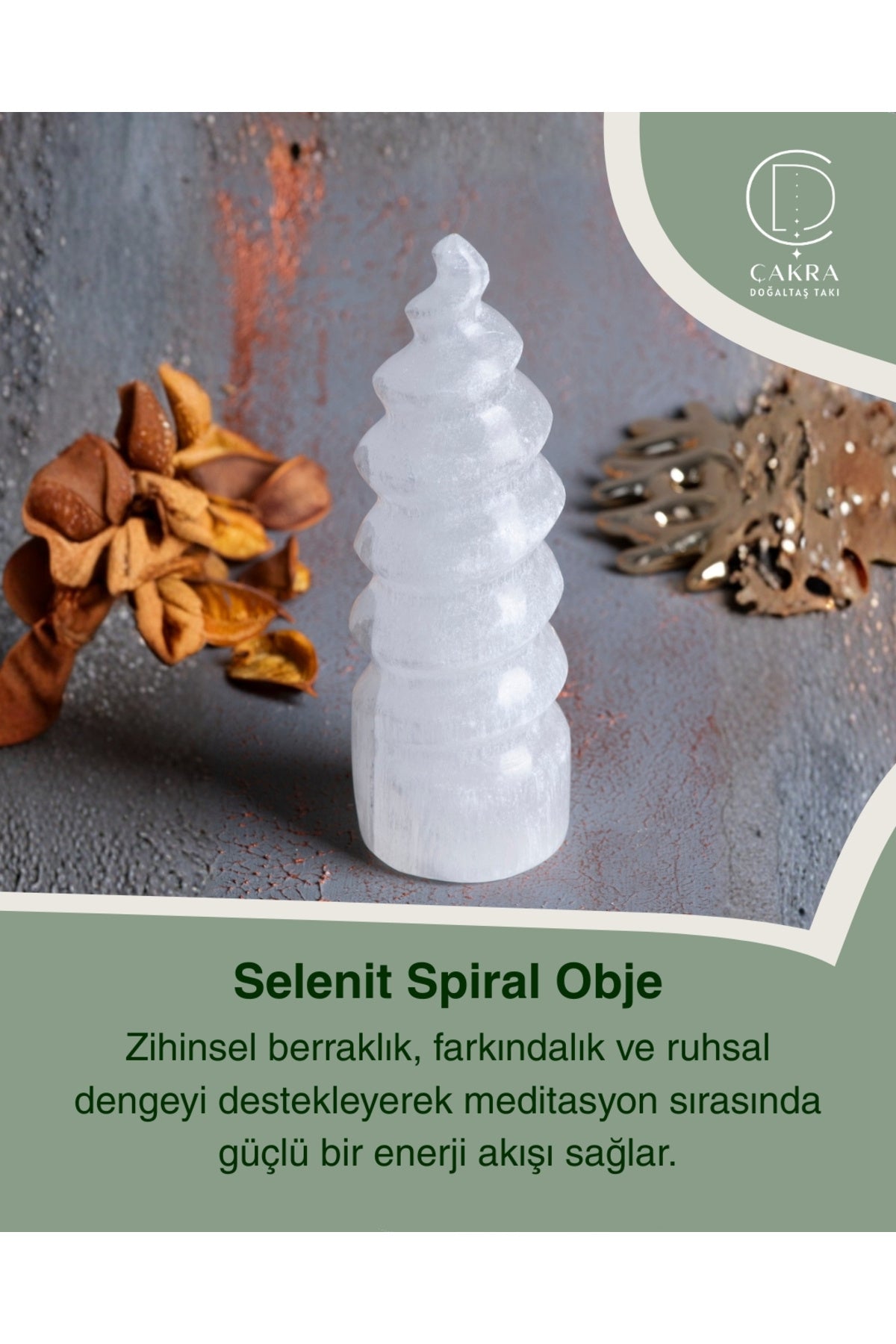 Selenit Spiral Obje no.2 — görsel 1