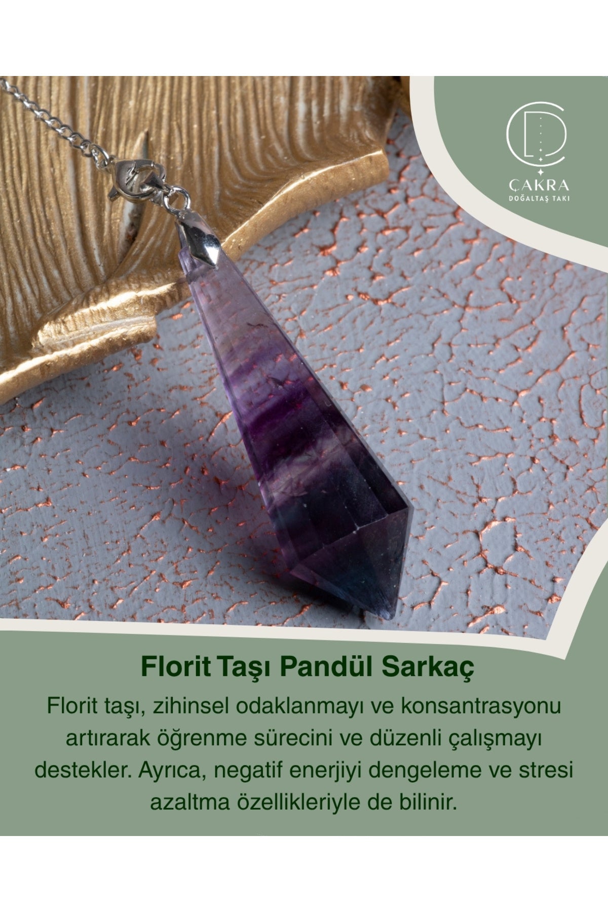 Florit Taşı Pandül Sarkaç — görsel 1