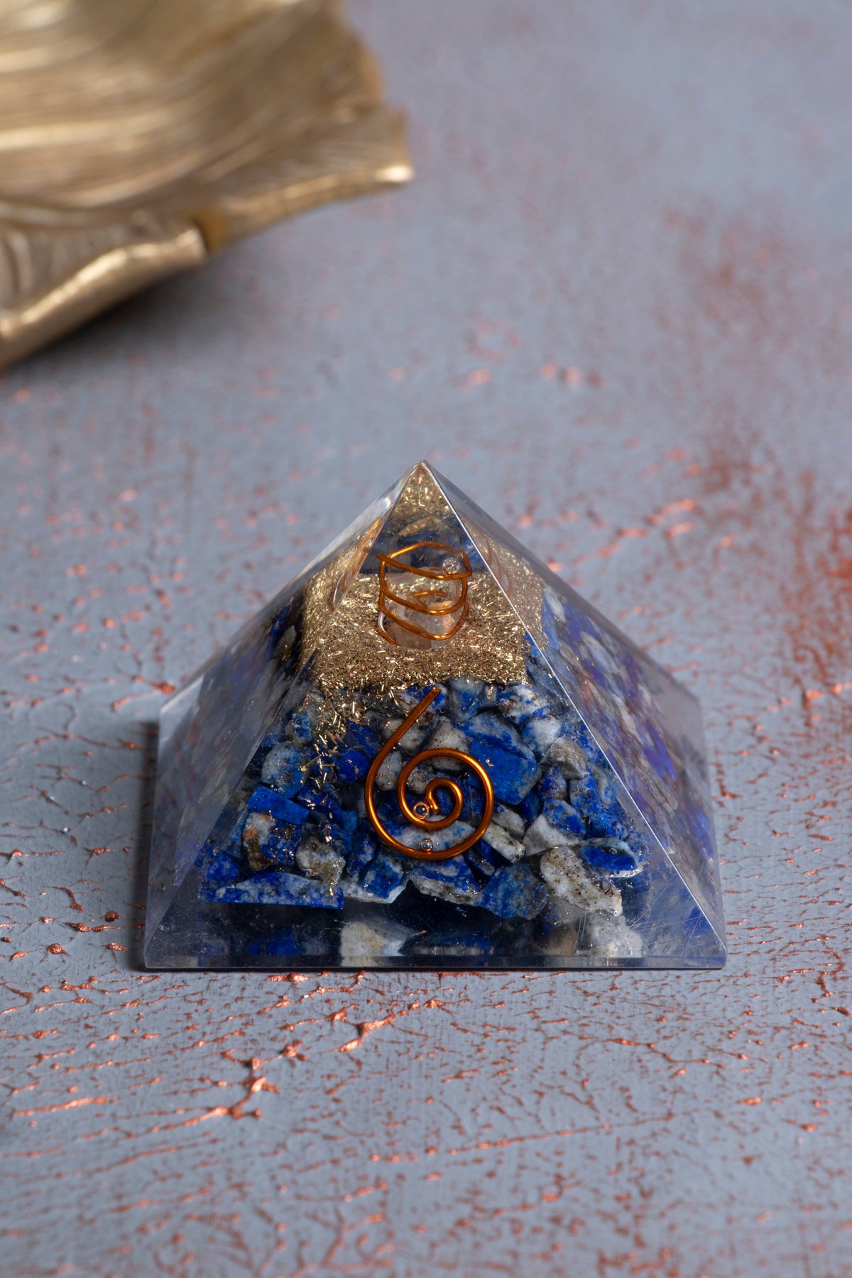 Sertifikalı Lapis lazuli Piramit — görsel 2