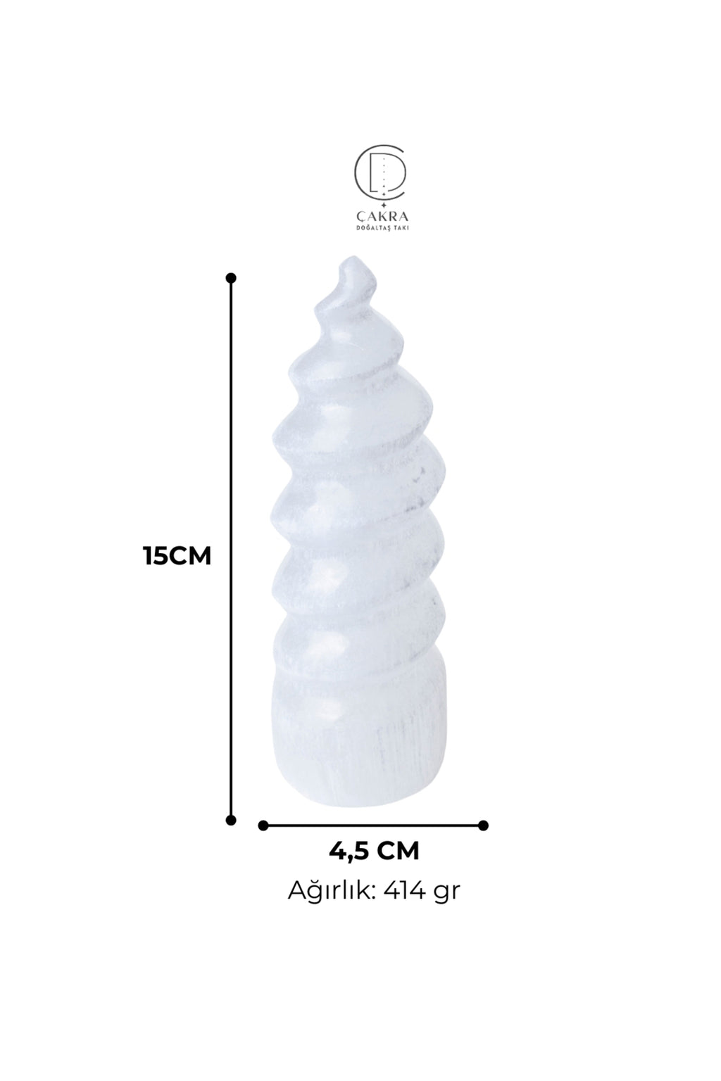 Selenit Spiral Obje no.2 — görsel 6