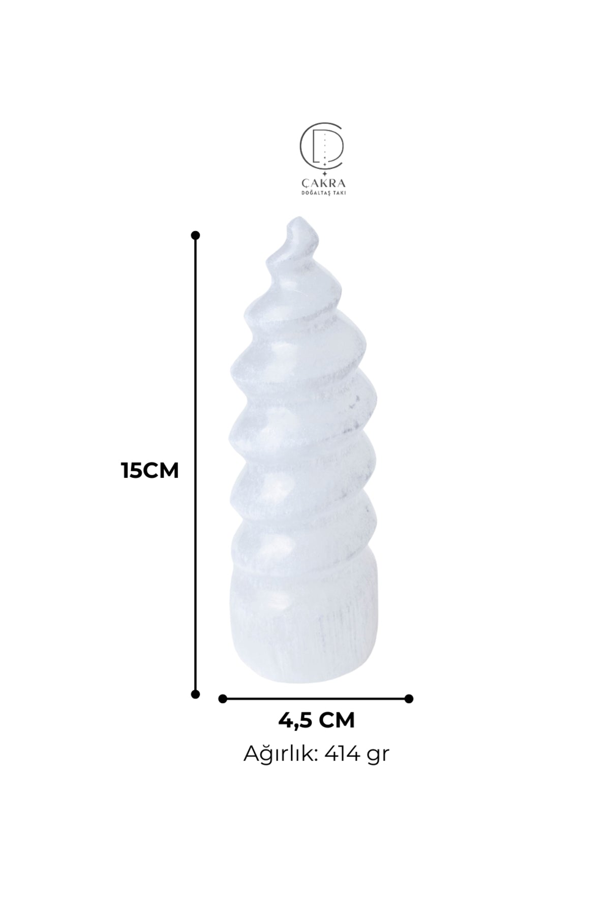 Selenit Spiral Obje no.2 — görsel 6