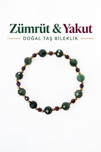 Zümrüt & Yakut Bileklik