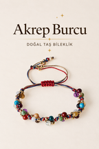 Akrep Burcu Makrome Bileklik