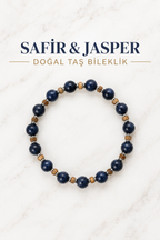 Safir & Hematit Doğal Taş Bileklik