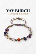 Yay Burcu Makrome Bileklik