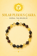 Solar Pleksus Çakrası & Zirkon Aparatlı Bileklik